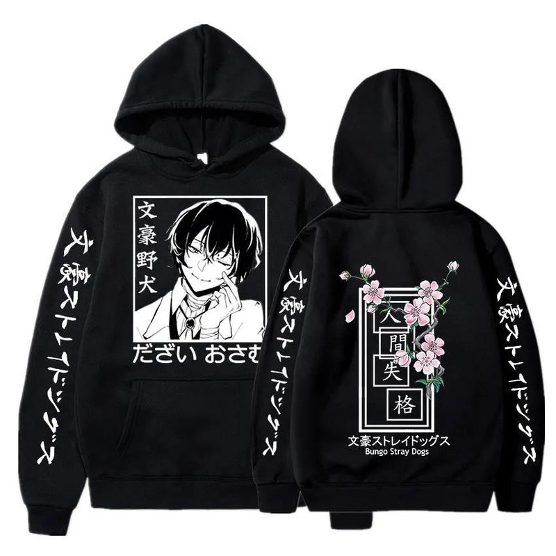 Anime Bungo Stray Dogs Dazai Hoodies Men Hoodies