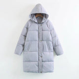 Women Cotton Coat Loose Thick plus Size Mid-Length