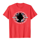 Inspired by Queen's Platinum Jubilee 2022 Elizabeth 70 Years T-shirt Printed Crew Neck Top Short Sleeve