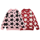 Women Sweater Knitted Sweater Retro Easy Matching