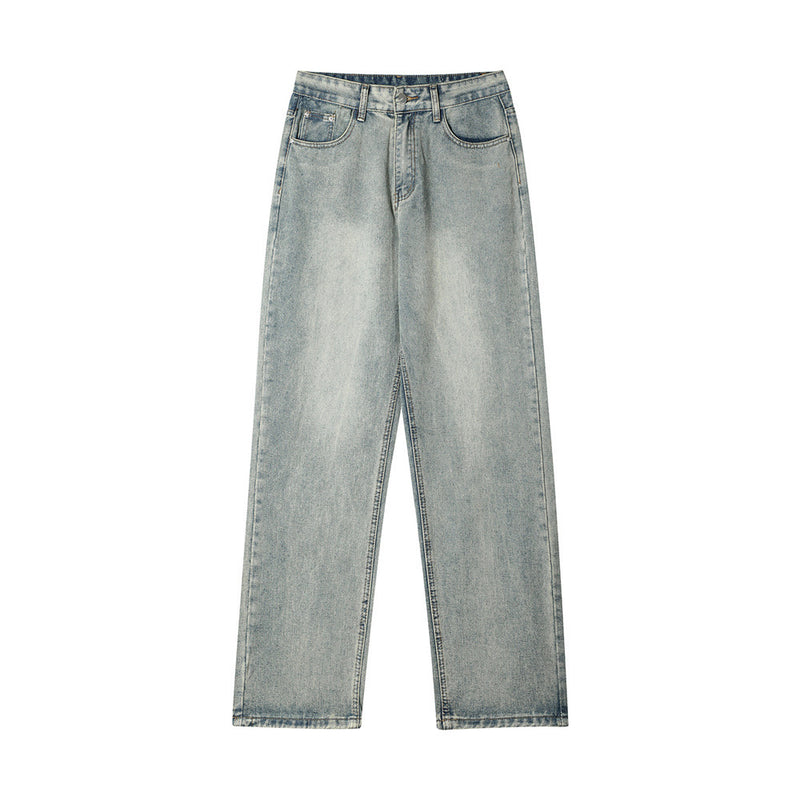 Men Jeans Casual Loose Retro