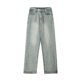 Men Jeans Casual Loose Retro