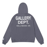 Gallery Dept Hoodie Micro Label Alphabet Slogan Hooded Sweater