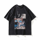 Men T-Shirt T-shirt Men Retro Street Hip Hop