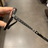 CHH Chrome Hearts Glasses Pure Titanium Square Ultra Light Myopia Glasses Frame