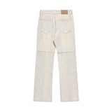 Men Jeans Distressed Niche Loose Stitching