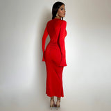 Women Dress Sexy Fashion Pleated Dress