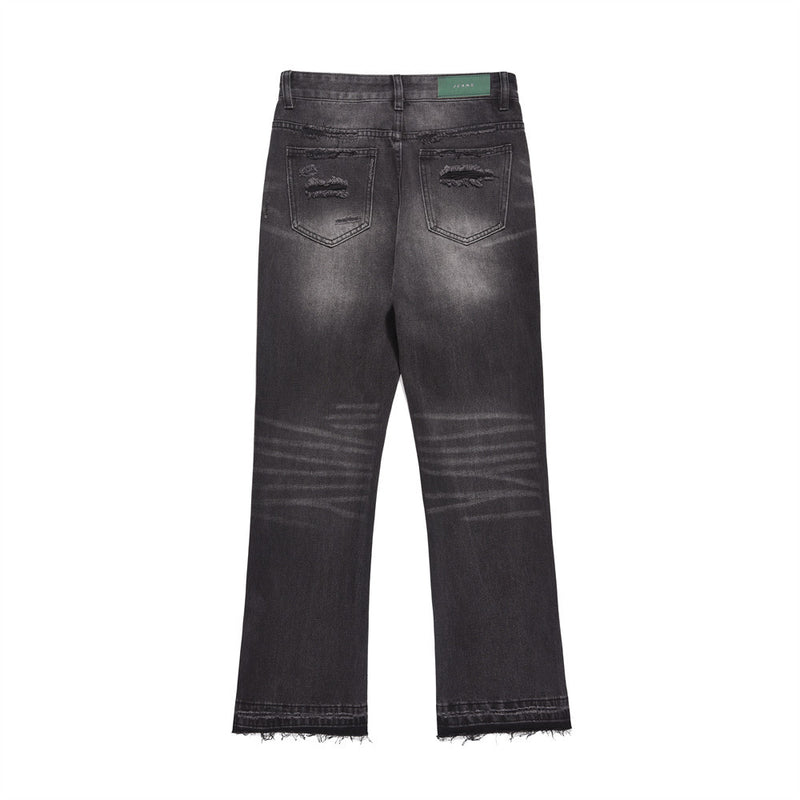 Men Jeans Make Old Ripped Punk Loose Casual