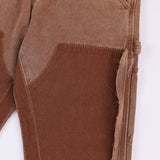 Men Jeans Punk Stitching Edging Loose