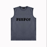 Purple Brand Tank T Shirts Sleeveless T-shirt Vest