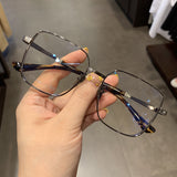 CHH Chrome Hearts Glasses Pure Titanium Square Ultra Light Myopia Glasses Frame