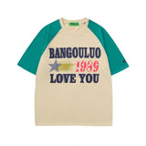 Men T-Shirt Retro Lazy Style