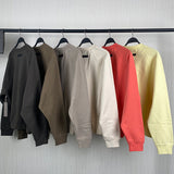 Fog Essentials Sweatshirt Unisex Crew Neck Loose Fleece Sweater