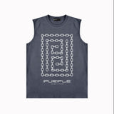 Purple Brand Tank T Shirts Sleeveless T-shirt Vest