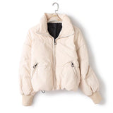 Women Cotton Coat Loose and Warm Idle Style down Jacket