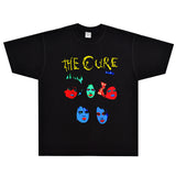 Rock Star T Shirt the Cure in between Days T-shirt Rock Band Loose Vintage Short Sleeve