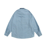 Men Long Sleeve T Shirt Men's Cartoon Animal Bowknot Shirt Cardigan Outerwear
