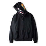 Bathing Ape Hoodie Thin Cardigan Zipper Hooded Loose Shark Jacket