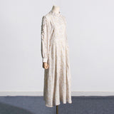 Bohemian Dress Retro Idyllic Style Floral Dress