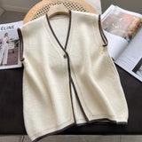 Women Vest Cardigan Loose