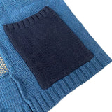 Kapital Sweater Vintage Non-Hipta Hehong Splicing Knitwear Handmade Loose Sweater