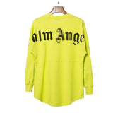 Palm Angle T Shirts Classic Logo Printed Long-Sleeved T-shirt Loose Bottoming Shirt