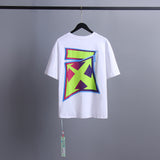 Ow T Shirts Graffiti Arrow Print Men and Women