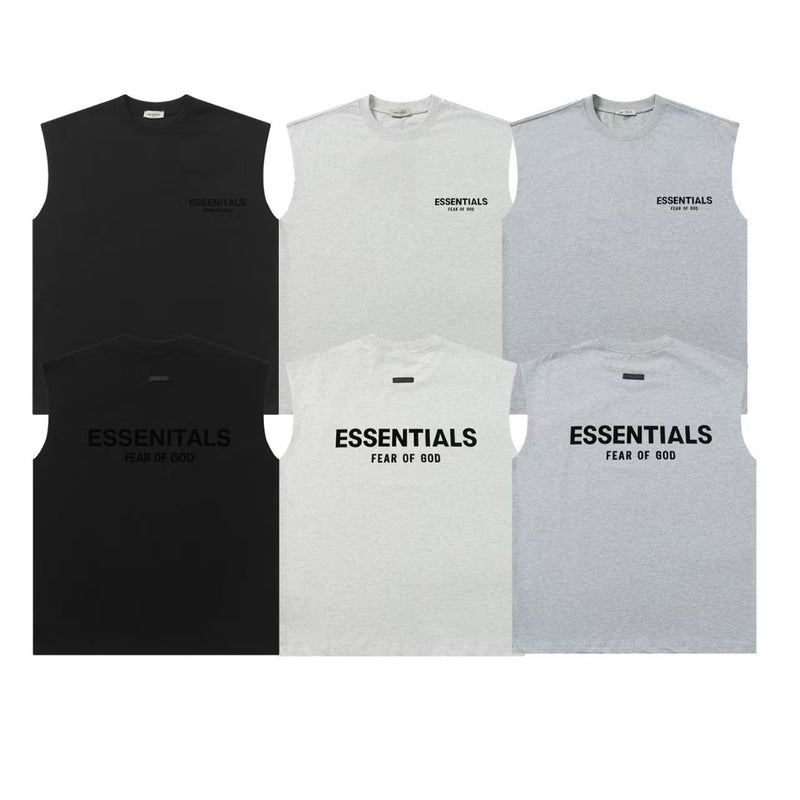 Fog Essentials tank summer FOG letter crew neck casual vest