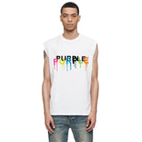 Purple Brand Tank T Shirts Sleeveless T-shirt Vest