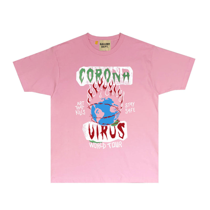 Gallery Dept T Shirts European And American Tee Shirt Short Sleeve T-Shirt Blouse