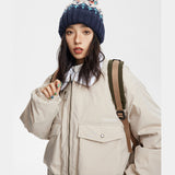 Unisex Coat Lamb Fur Winter Loose Cotton Coat