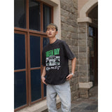 Green Day T Shirt Rock Vintage Loose