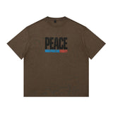 Men T-Shirt Heavy Retro Distressed All-Matching