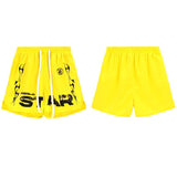 HS Shorts Distressed Casual Short Sleeve