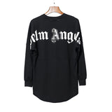 Palm Angle T Shirts Classic Logo Printed Long-Sleeved T-shirt Loose Bottoming Shirt