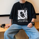 Men T Shirt Summer Pure Cotton Loose