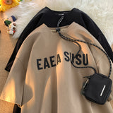 Men T Shirt Simple All-Match round Neck Loose