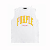 Purple Brand Tank T Shirts Sleeveless T-shirt Vest