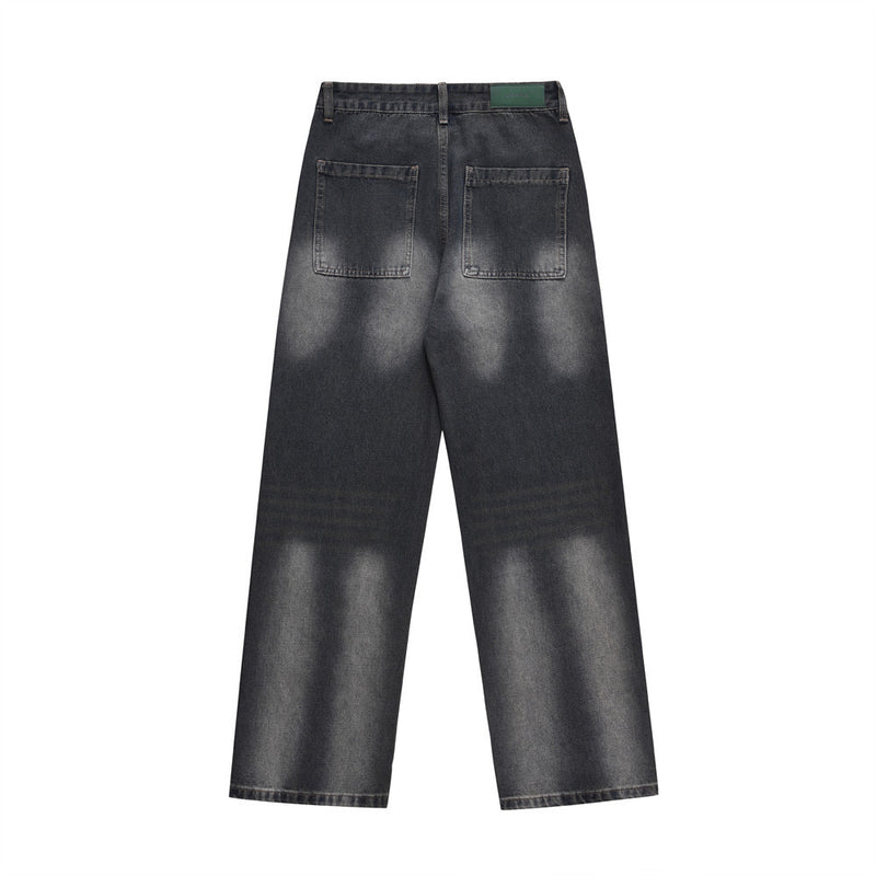 Men Jeans Casual Bright White Loose