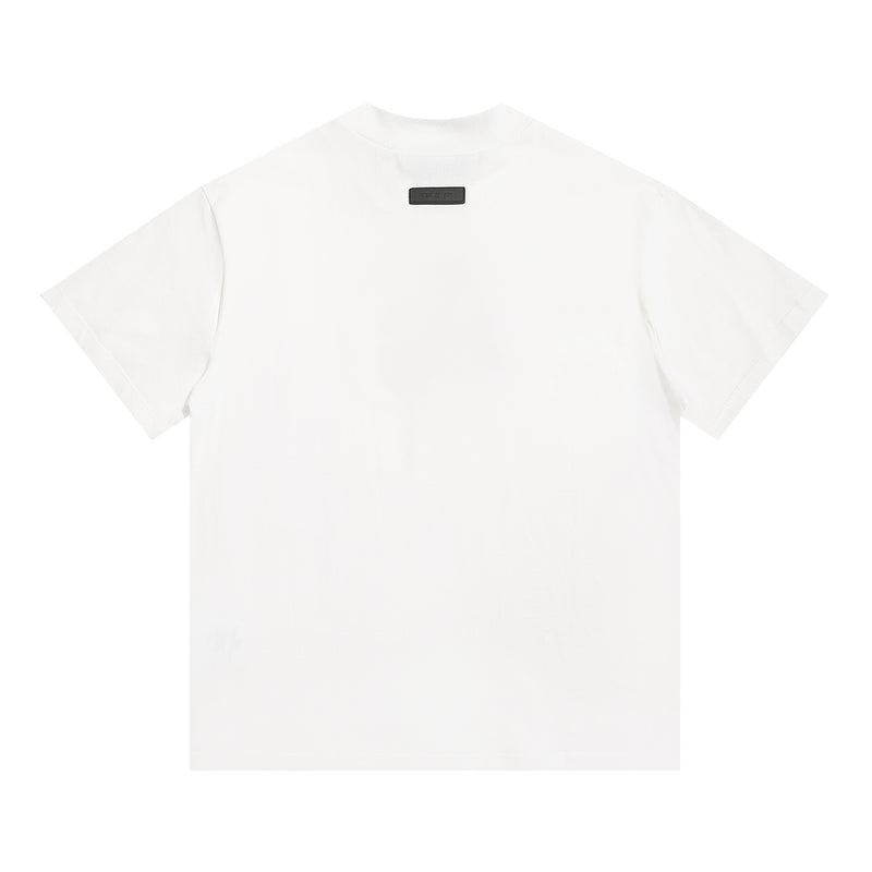Fog Essentials T Shirts Spring/Summer FOG Letter Pattern Crew Neck Short Sleeves
