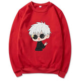 Autumn Men Anime Jujutsu Kaisen Print Casual Sweatshirts Men