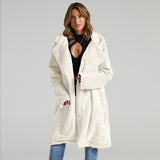 Women Fur Jacket Fashion Lamb Wool Coat