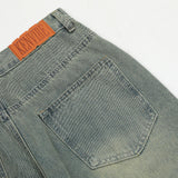 Men Jeans Stitching Loose All-Match