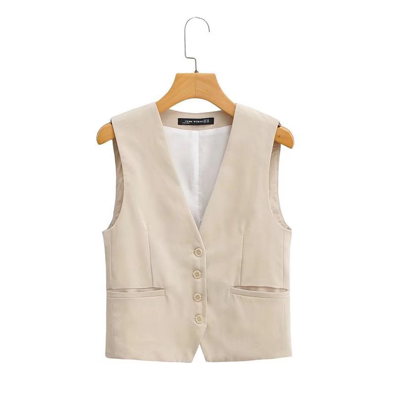 Women Vest Temperament Leisure Simple