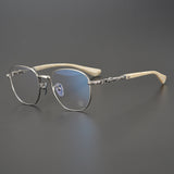 CHH Chrome Hearts Glasses Japanese handmade retro square myopia glasses frame