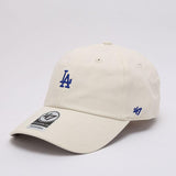 Dodgers and Yankees Baseball Cap 47brand Baseball Cap Female Summer Beige Soft Top La Embroidery