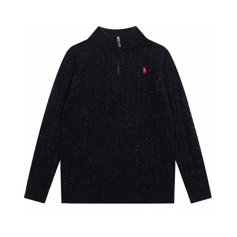 Ralph Lauren Knitted sweaters RL sweater half-height zip-up knitted sweater Polo