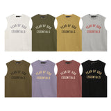 Fog Essentials tank summer FOG letter round neck pullover vest