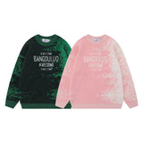 Women Sweater Jacquard Knitted Top Vibe Idle Style