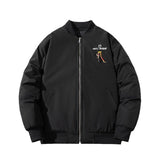Mens Vintage Jackets Autumn/Winter Embroidered Jacket Padded Flight Suit Baseball Suit